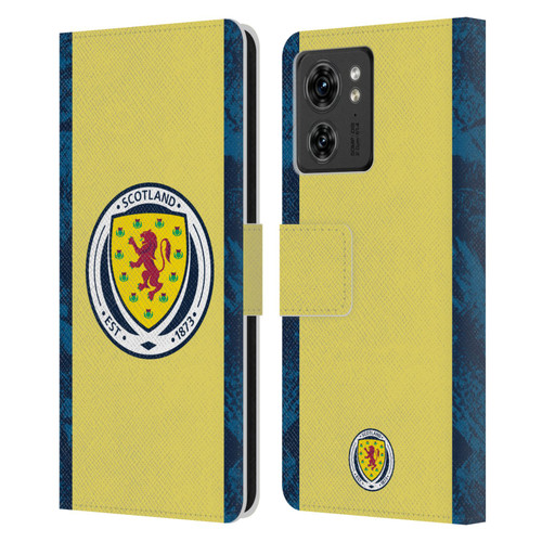 Scotland National Football Team Kits 2020 Home Goalkeeper Leather Book Wallet Case Cover For Motorola Moto Edge 40