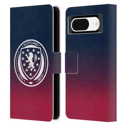 Scotland National Football Team Logo 2 Gradient Leather Book Wallet Case Cover For Google Pixel 8