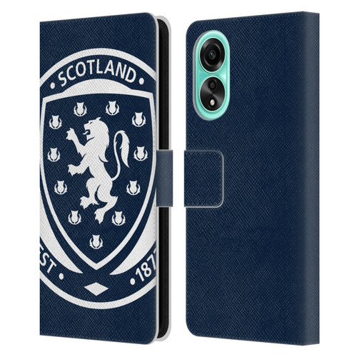 Scotland National Football Team Logo 2 Oversized Leather Book Wallet Case Cover For OPPO A78 5G
