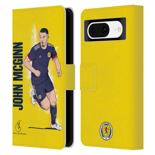 Scotland National Football Team Players John McGinn Leather Book Wallet Case Cover For Google Pixel 8