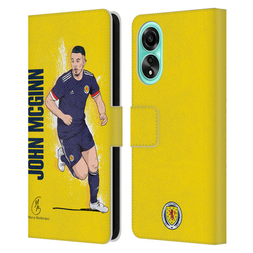 Scotland National Football Team Players John McGinn Leather Book Wallet Case Cover For OPPO A78 5G