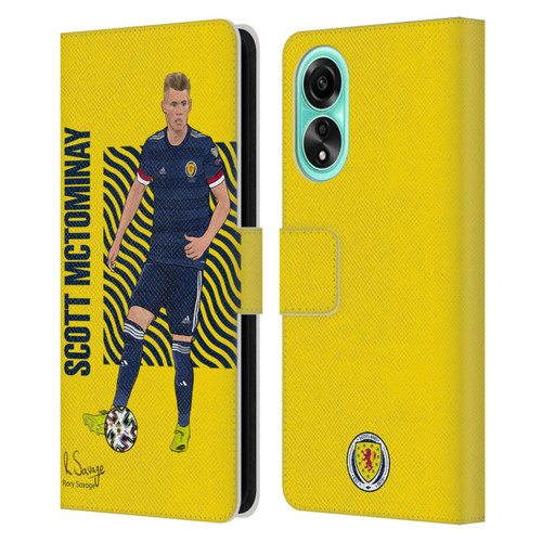 Scotland National Football Team Players Scott McTominay Leather Book Wallet Case Cover For OPPO A78 4G