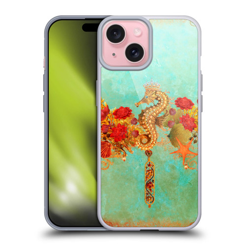 Jena DellaGrottaglia Animals Seahorse Soft Gel Case for Apple iPhone 15