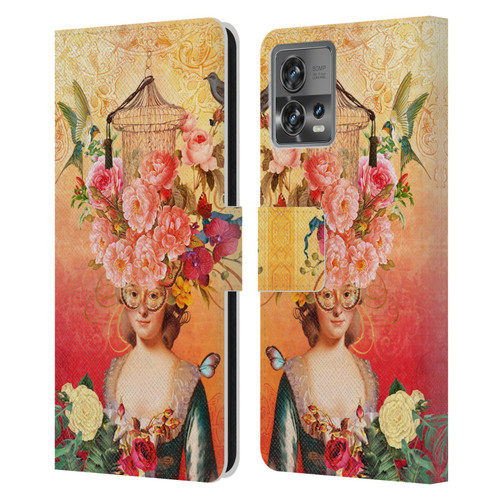 Jena DellaGrottaglia Assorted Put A Bird On It Leather Book Wallet Case Cover For Motorola Moto Edge 30 Fusion