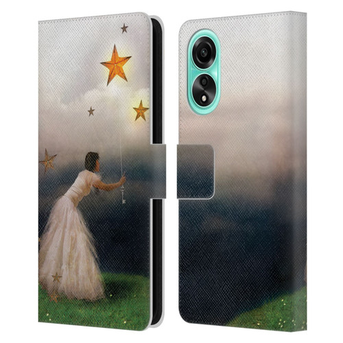 Jena DellaGrottaglia Assorted Star Catcher Leather Book Wallet Case Cover For OPPO A78 4G