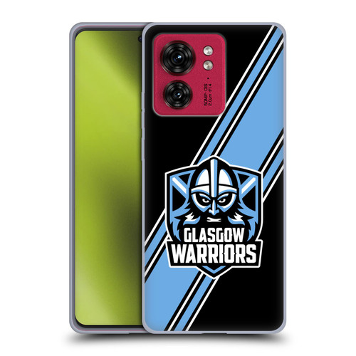 Glasgow Warriors Logo 2 Diagonal Stripes Soft Gel Case for Motorola Moto Edge 40