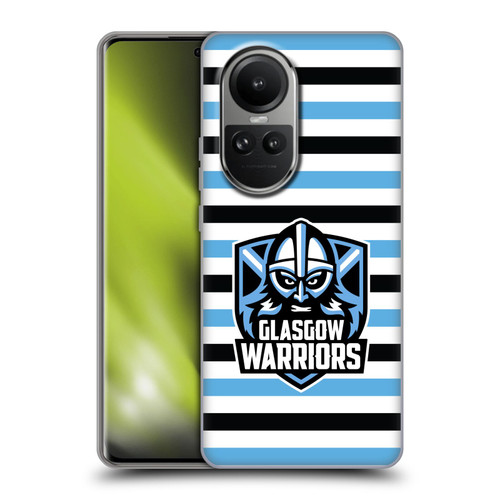 Glasgow Warriors Logo 2 Stripes 2 Soft Gel Case for OPPO Reno10 5G / Reno10 Pro 5G