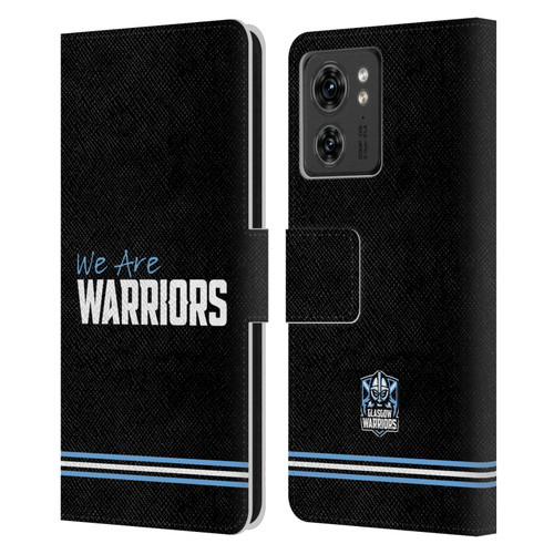 Glasgow Warriors Logo We Are Warriors Leather Book Wallet Case Cover For Motorola Moto Edge 40