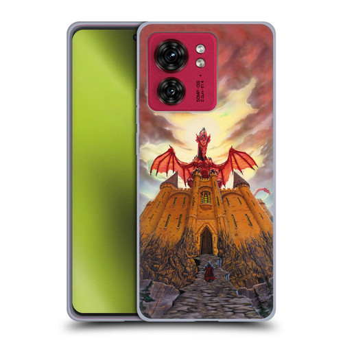 Ed Beard Jr Dragon Friendship Lord Magic Castle Soft Gel Case for Motorola Moto Edge 40