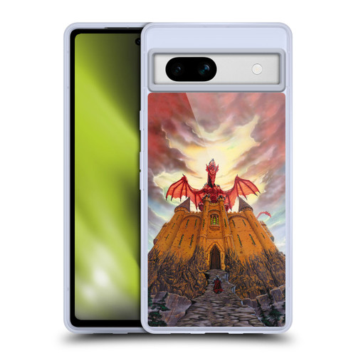 Ed Beard Jr Dragon Friendship Lord Magic Castle Soft Gel Case for Google Pixel 7a