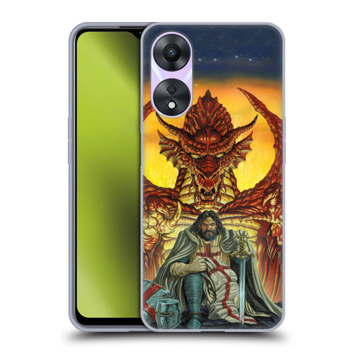 Ed Beard Jr Dragon Friendship Knight Templar Soft Gel Case for OPPO A78 4G