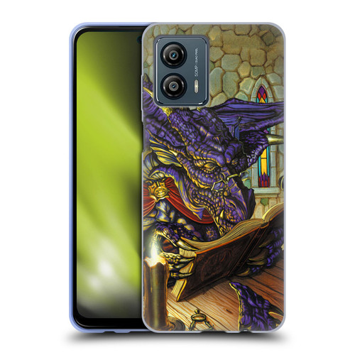 Ed Beard Jr Dragons A Good Book Soft Gel Case for Motorola Moto G53 5G