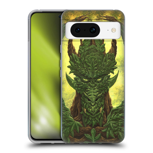 Ed Beard Jr Dragons Green Guardian Greenman Soft Gel Case for Google Pixel 8
