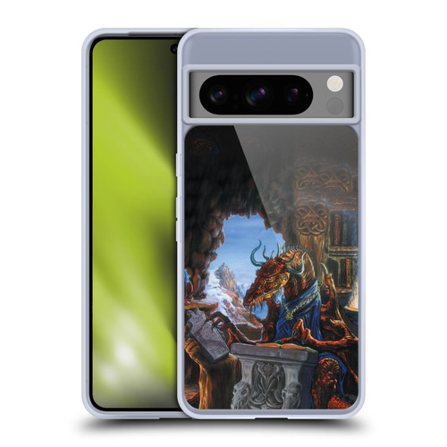 Ed Beard Jr Dragons Ancient Scholar Soft Gel Case for Google Pixel 8 Pro