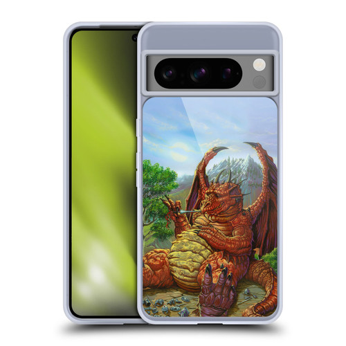 Ed Beard Jr Dragons Lunch With A Toothpick Soft Gel Case for Google Pixel 8 Pro