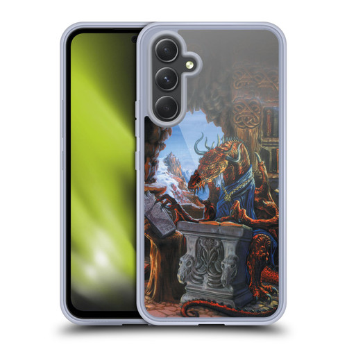 Ed Beard Jr Dragons Ancient Scholar Soft Gel Case for Samsung Galaxy A54 5G