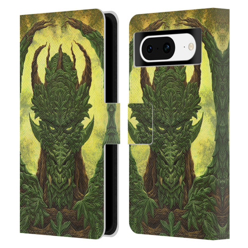 Ed Beard Jr Dragons Green Guardian Greenman Leather Book Wallet Case Cover For Google Pixel 8
