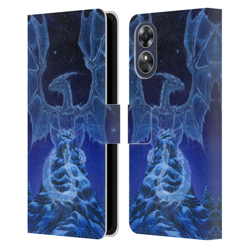 Ed Beard Jr Dragons Winter Spirit Leather Book Wallet Case Cover For OPPO A17