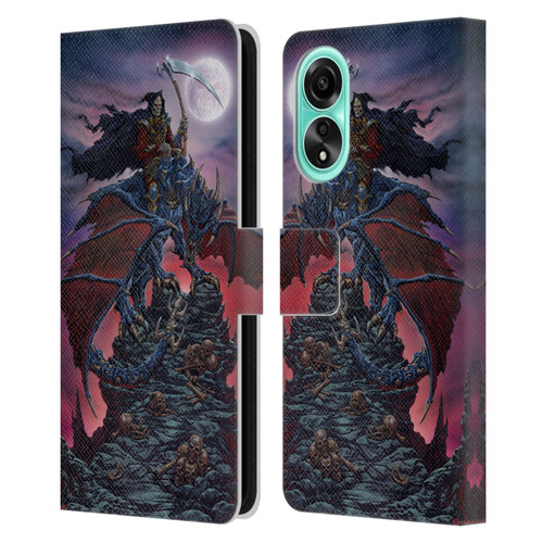 Ed Beard Jr Dragons Reaper Leather Book Wallet Case Cover For OPPO A78 4G
