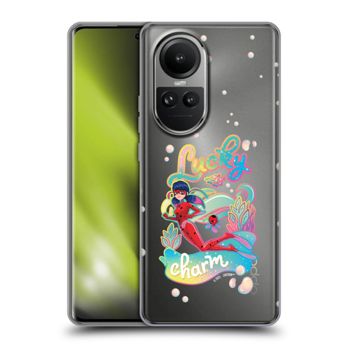 Miraculous Tales of Ladybug & Cat Noir Aqua Ladybug Lucky Charm Soft Gel Case for OPPO Reno10 5G / Reno10 Pro 5G