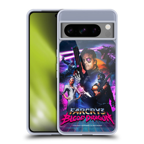 Far Cry 3 Blood Dragon Key Art Cover Soft Gel Case for Google Pixel 8 Pro