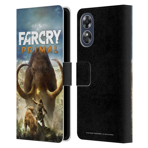 Far Cry Primal Key Art Pack Shot Leather Book Wallet Case Cover For OPPO A17