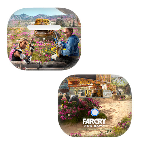 Far Cry New Dawn Key Art Twins Couch Vinyl Sticker Skin Decal Cover for Apple AirPods 3 3rd Gen Charging Case