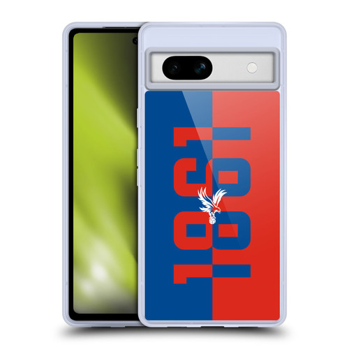 Crystal Palace FC Crest 1861 Soft Gel Case for Google Pixel 7a
