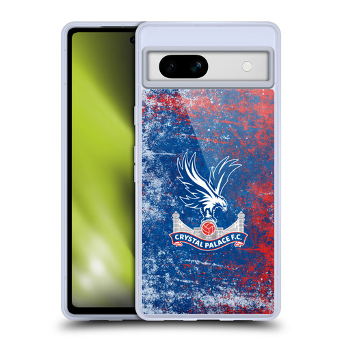 Crystal Palace FC Crest Distressed Soft Gel Case for Google Pixel 7a