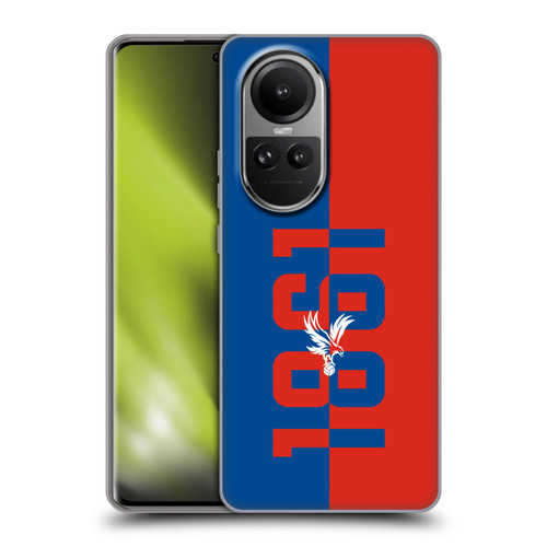 Crystal Palace FC Crest 1861 Soft Gel Case for OPPO Reno10 5G / Reno10 Pro 5G