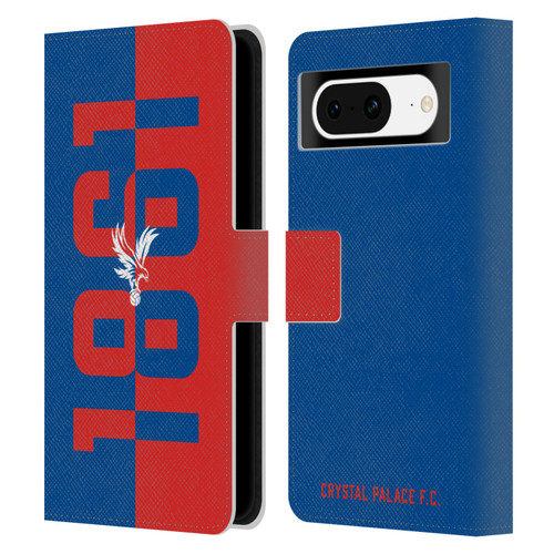 Crystal Palace FC Crest 1861 Leather Book Wallet Case Cover For Google Pixel 8