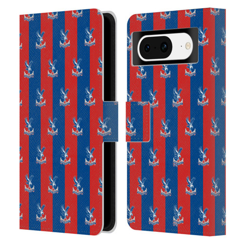 Crystal Palace FC Crest Pattern Leather Book Wallet Case Cover For Google Pixel 8