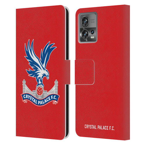 Crystal Palace FC Crest Eagle Leather Book Wallet Case Cover For Motorola Moto Edge 30 Fusion