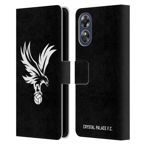 Crystal Palace FC Crest Eagle Grey Leather Book Wallet Case Cover For OPPO A17