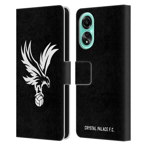 Crystal Palace FC Crest Eagle Grey Leather Book Wallet Case Cover For OPPO A78 5G