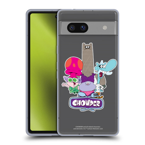 Chowder: Animated Series Graphics Character Art Soft Gel Case for Google Pixel 7a