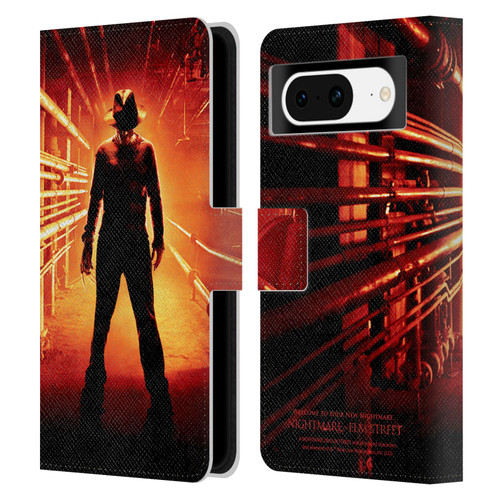 A Nightmare On Elm Street (2010) Graphics Freddy Poster Leather Book Wallet Case Cover For Google Pixel 8