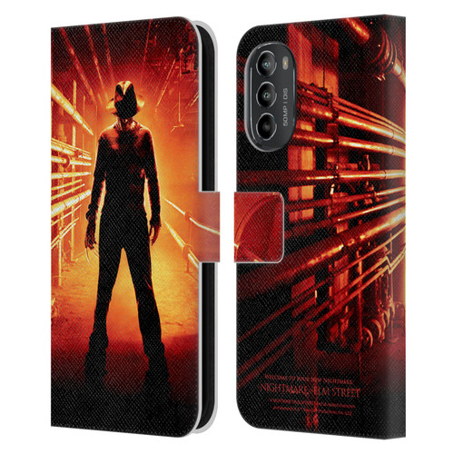 A Nightmare On Elm Street (2010) Graphics Freddy Poster Leather Book Wallet Case Cover For Motorola Moto G82 5G