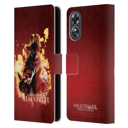 A Nightmare On Elm Street (2010) Graphics Freddy Nightmare Leather Book Wallet Case Cover For OPPO A17