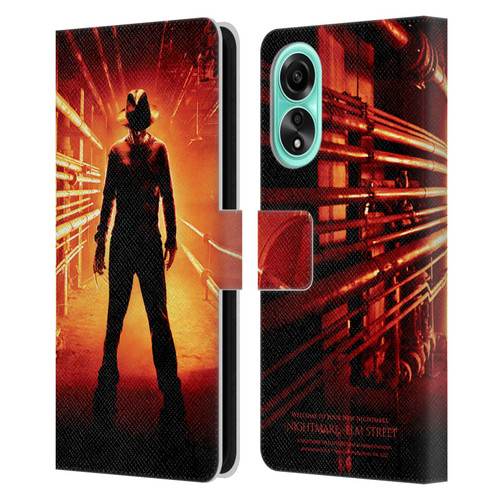 A Nightmare On Elm Street (2010) Graphics Freddy Poster Leather Book Wallet Case Cover For OPPO A78 5G
