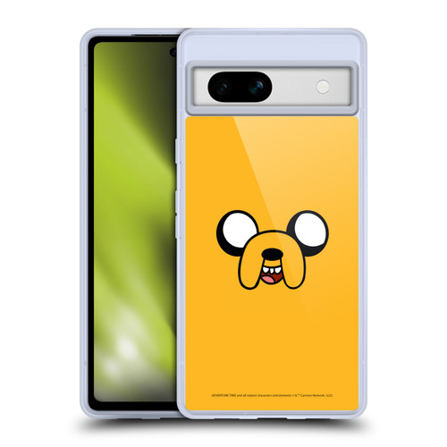 Adventure Time Graphics Jake The Dog Soft Gel Case for Google Pixel 7a