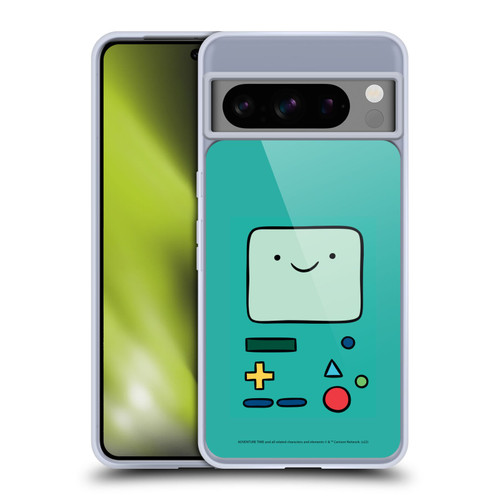 Adventure Time Graphics BMO Soft Gel Case for Google Pixel 8 Pro