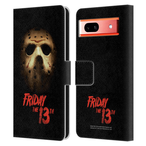 Friday the 13th 2009 Graphics Jason Voorhees Poster Leather Book Wallet Case Cover For Google Pixel 7a