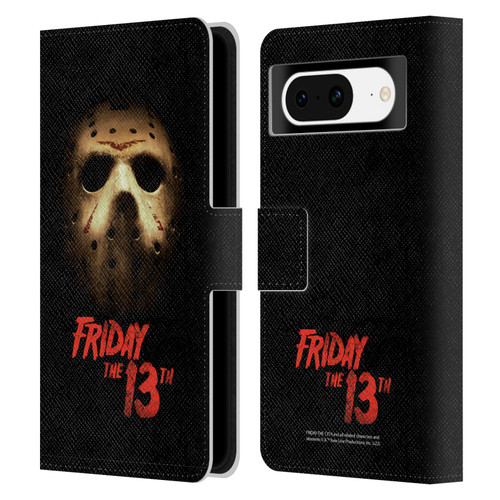 Friday the 13th 2009 Graphics Jason Voorhees Poster Leather Book Wallet Case Cover For Google Pixel 8