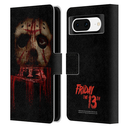 Friday the 13th 2009 Graphics Jason Voorhees Leather Book Wallet Case Cover For Google Pixel 8