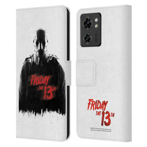 Friday the 13th 2009 Graphics Jason Voorhees Key Art Leather Book Wallet Case Cover For Motorola Moto Edge 40