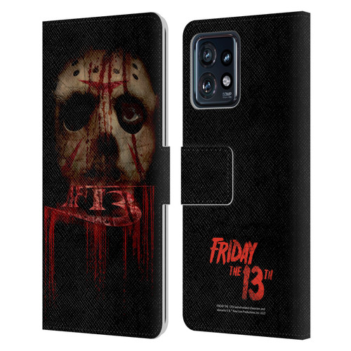 Friday the 13th 2009 Graphics Jason Voorhees Leather Book Wallet Case Cover For Motorola Moto Edge 40 Pro