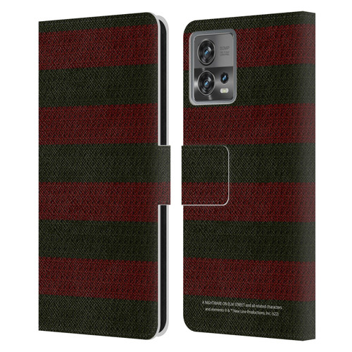 A Nightmare On Elm Street: Freddy's Dead Graphics Sweater Pattern Leather Book Wallet Case Cover For Motorola Moto Edge 30 Fusion