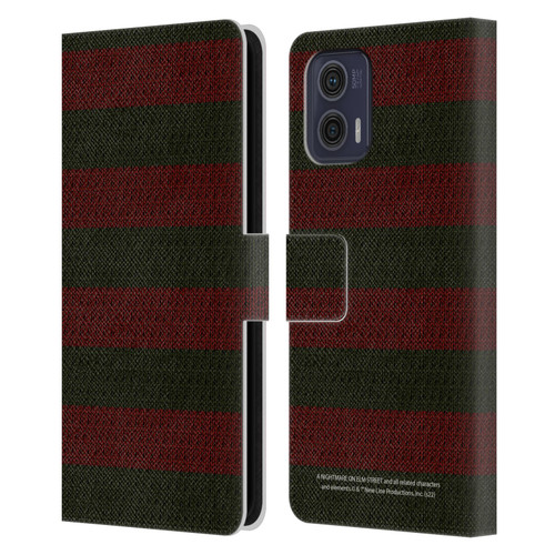 A Nightmare On Elm Street: Freddy's Dead Graphics Sweater Pattern Leather Book Wallet Case Cover For Motorola Moto G73 5G