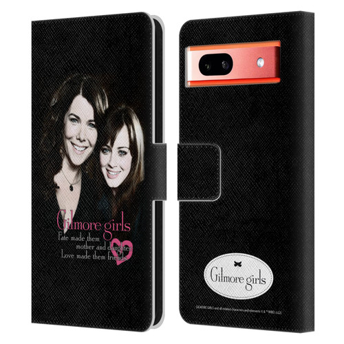 Gilmore Girls Graphics Fate Made Them Leather Book Wallet Case Cover For Google Pixel 7a